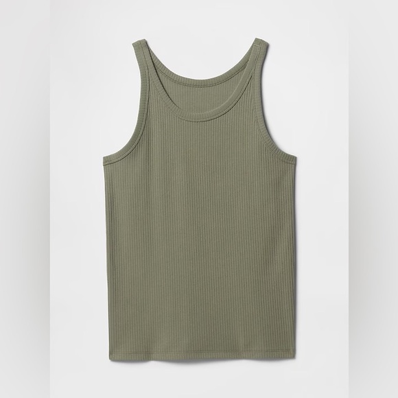GAP Mesculan Green Scoopneck Ribbed Tank Top—BRAND NEW, NEVER WORN! - Picture 5 of 6